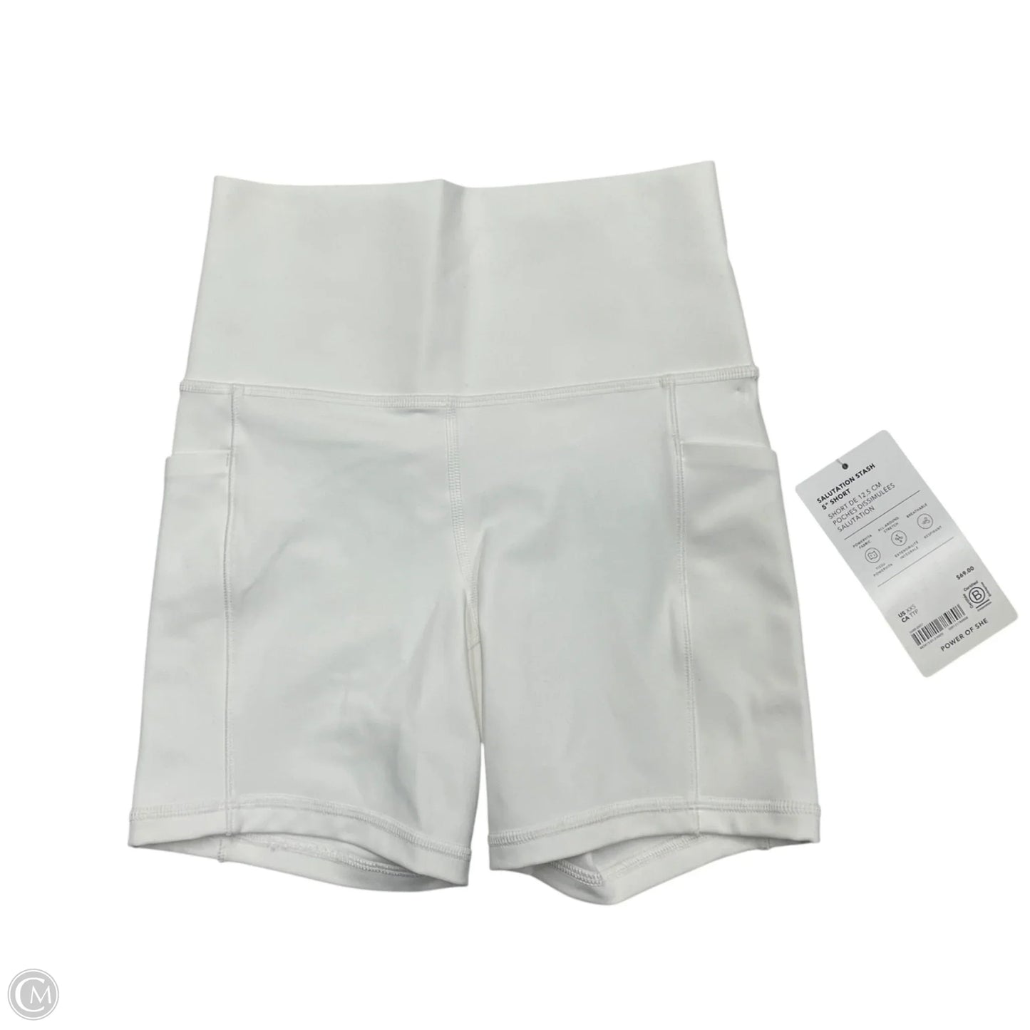 Athletic Shorts By Athleta In White, Size: Xxs