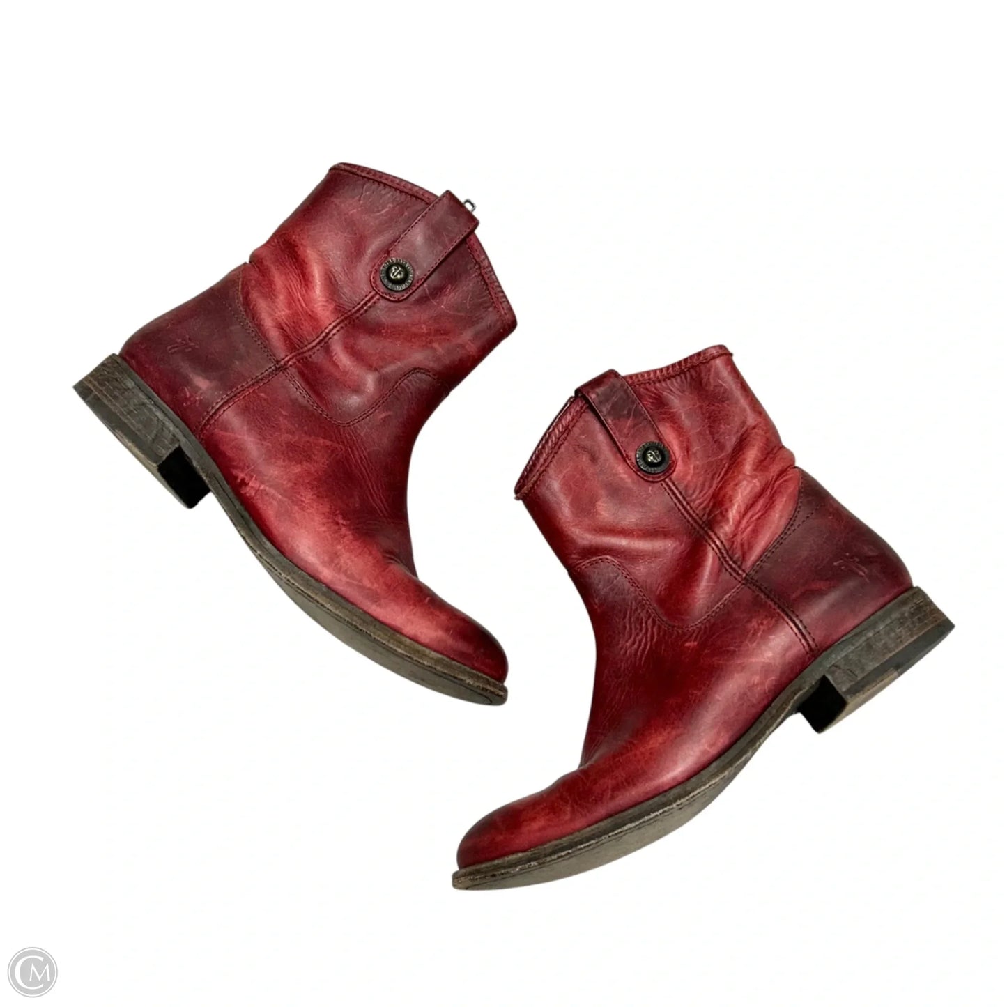 Boots Designer By Frye In Red, Size: 8.5