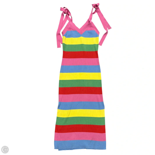 Dress Casual Maxi By English Factory In Rainbow Print, Size: L