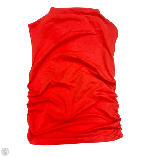 Top Sleeveless By Maeve In Red, Size: M