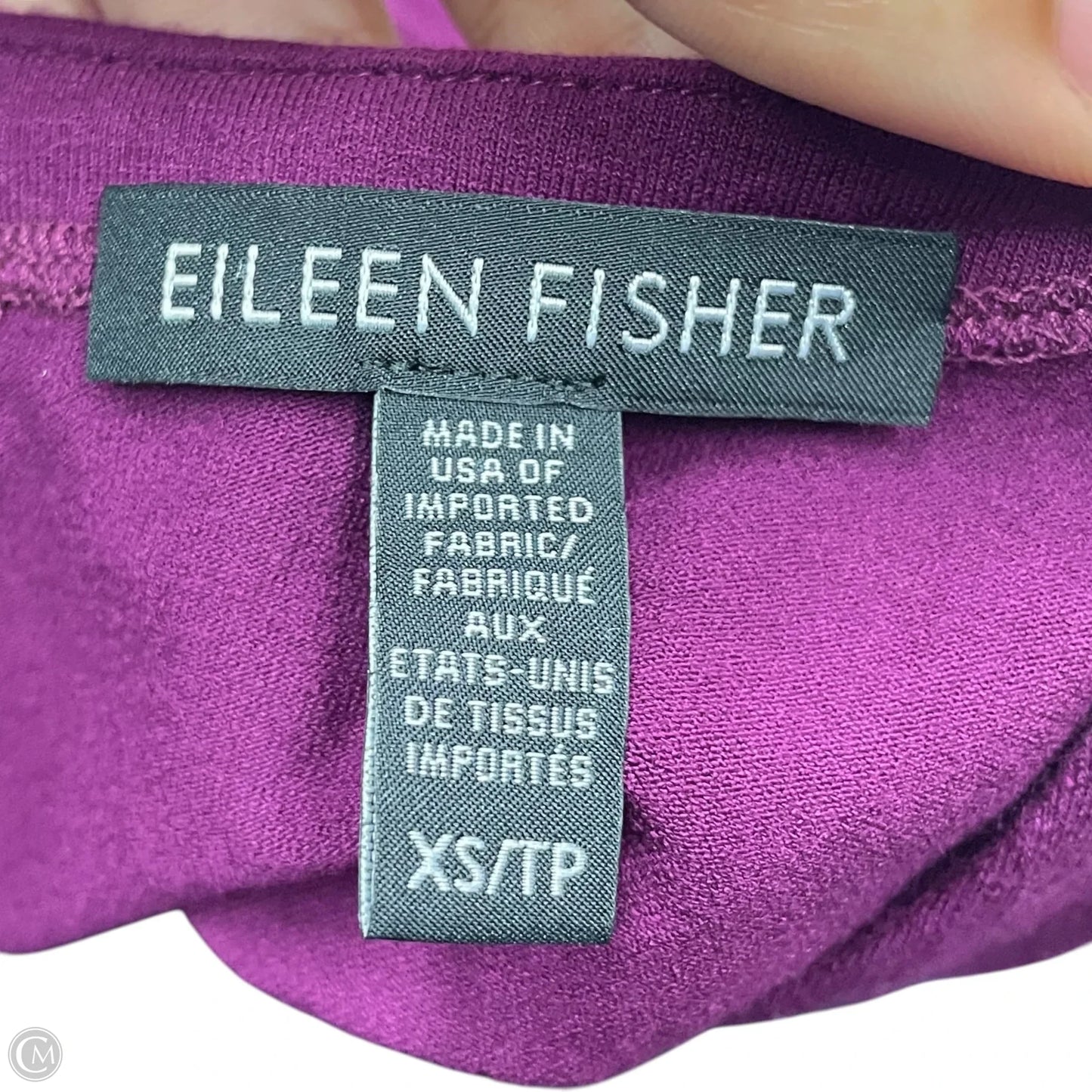 Dress Casual Short By Eileen Fisher In Purple, Size: Xs