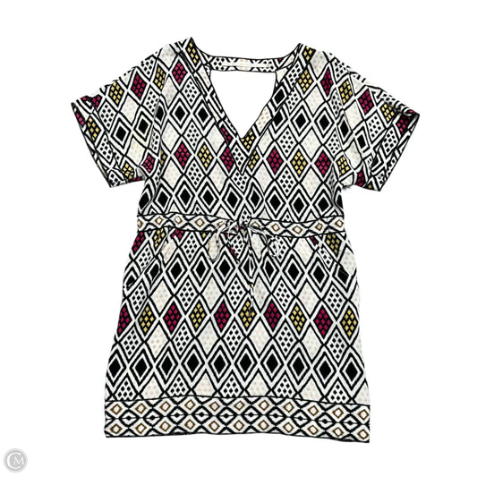 Dress Casual Short By Twelfth Street By Cynthia Vincent In Black & Cream, Size: S