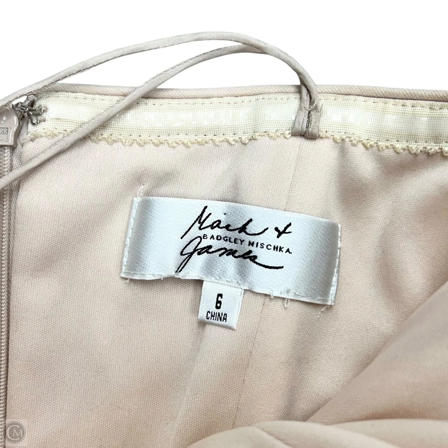 Dress Party Short By Badgley Mischka In Rose Gold, Size: S