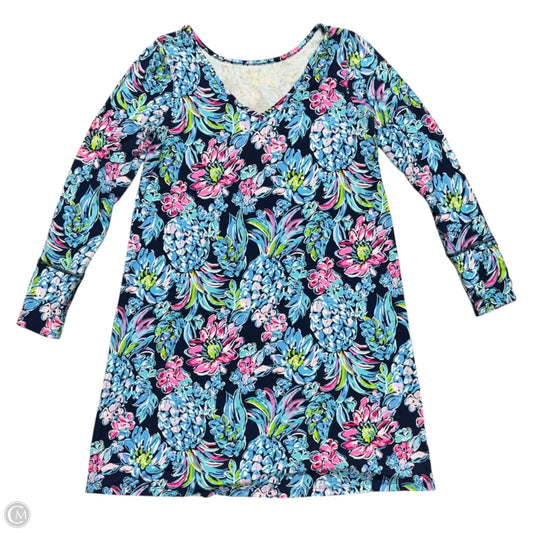 Dress Designer By Lilly Pulitzer In Blue & Pink, Size: M