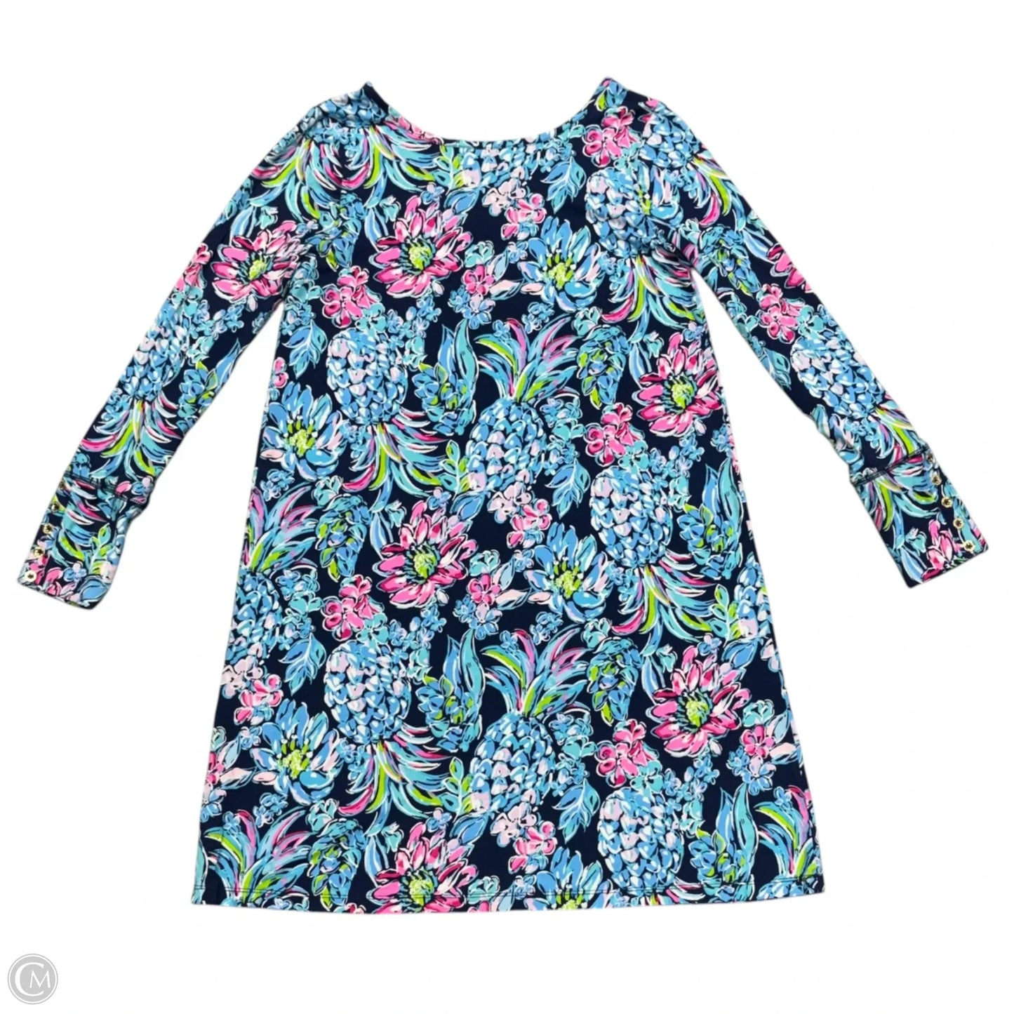 Dress Designer By Lilly Pulitzer In Blue & Pink, Size: M