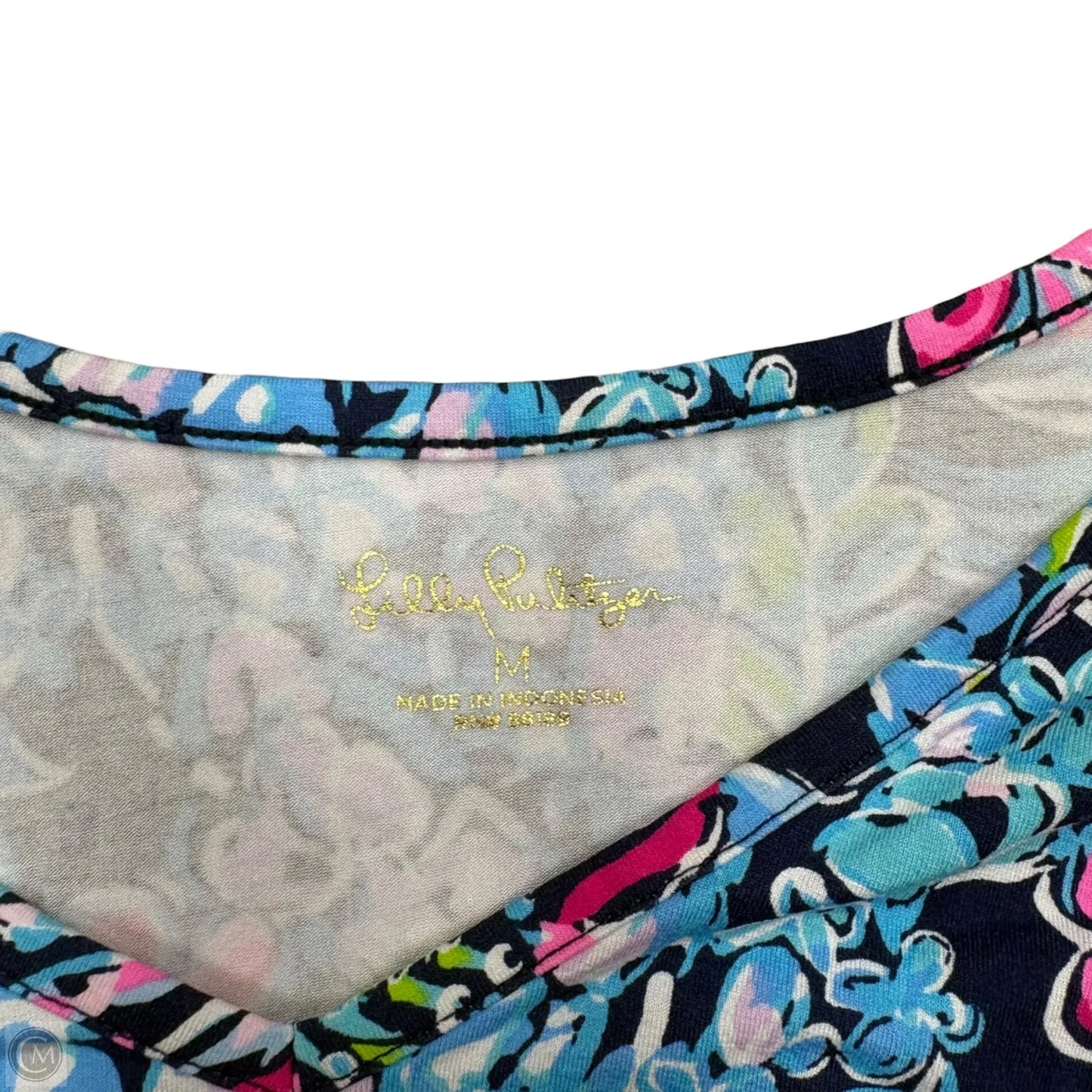 Dress Designer By Lilly Pulitzer In Blue & Pink, Size: M