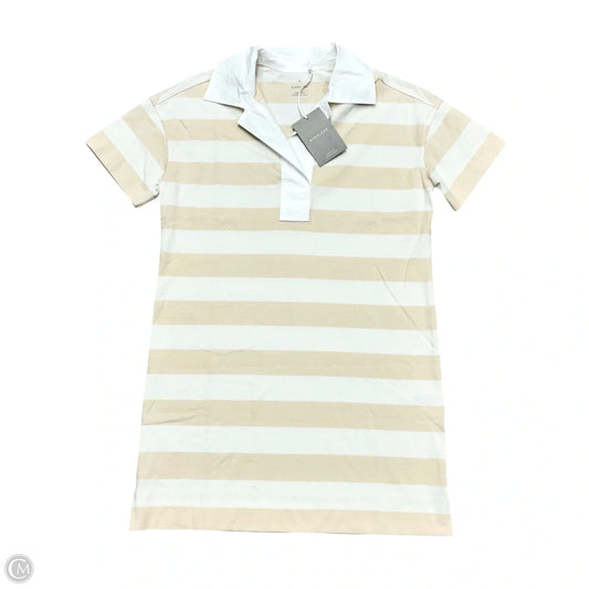 Dress Casual Short By Everlane In Tan & White, Size: Xs