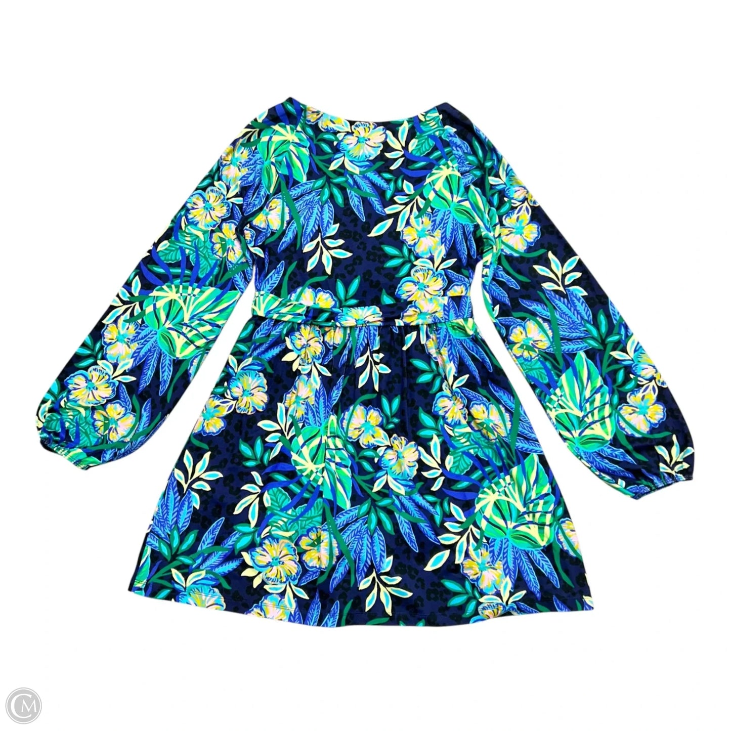 Dress Designer By Lilly Pulitzer In Blue & Green, Size: M