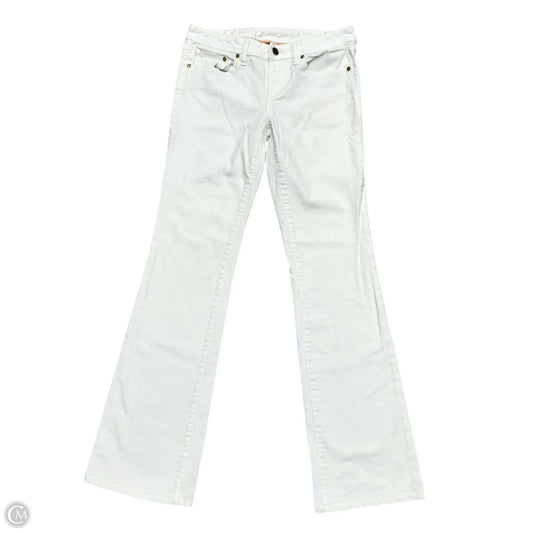 Jeans Designer By Tory Burch In White Denim, Size: 6
