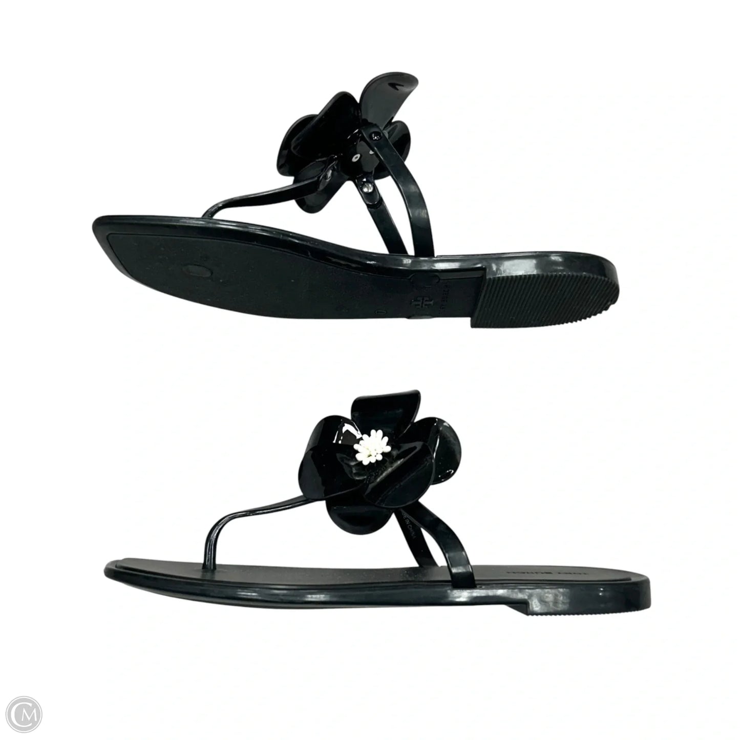 Sandals Designer By Tory Burch In Black, Size: 7
