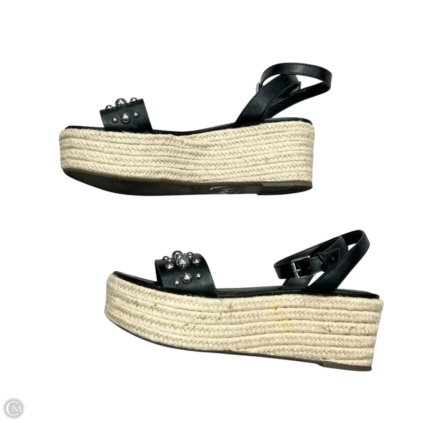 Sandals Heels Platform By Marc Fisher In Black, Size: 7