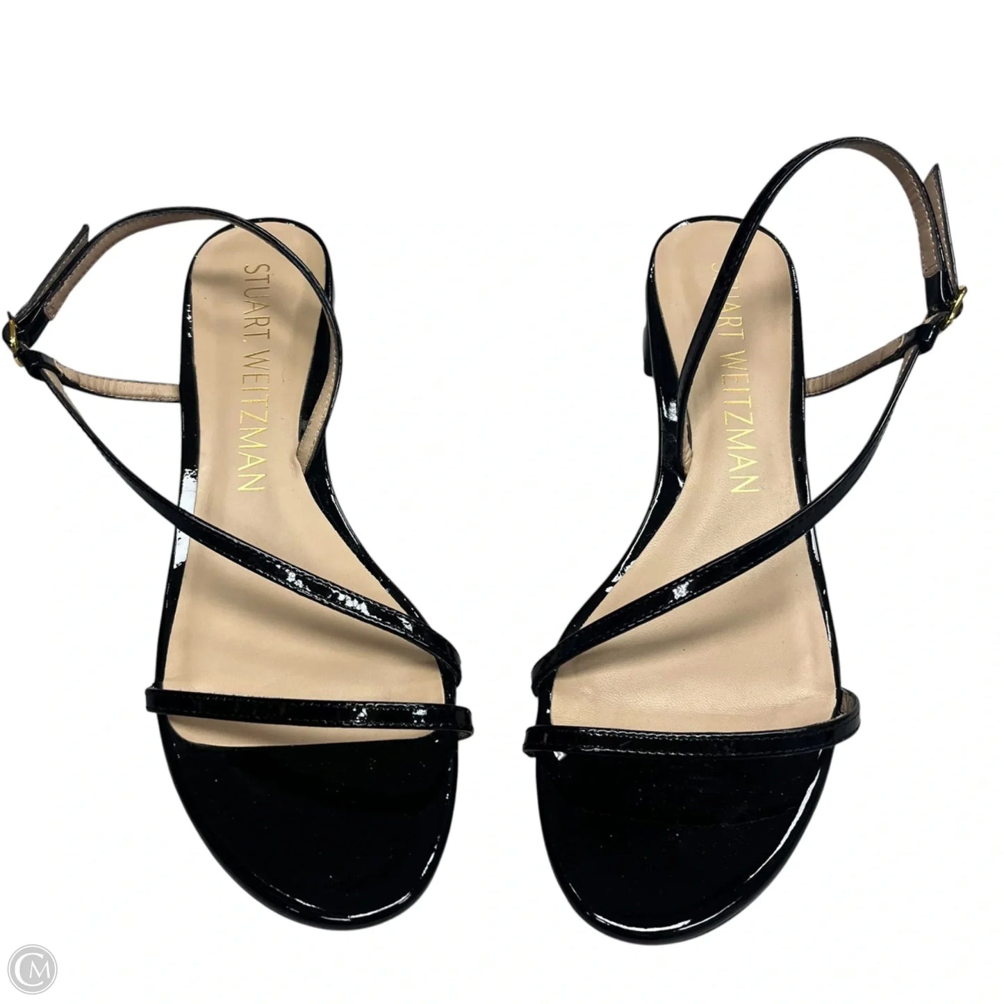 Sandals Designer By Stuart Weitzman In Black, Size: 9.5