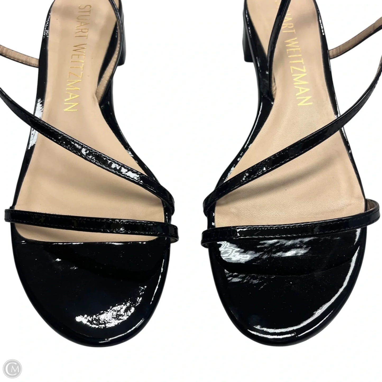 Sandals Designer By Stuart Weitzman In Black, Size: 9.5