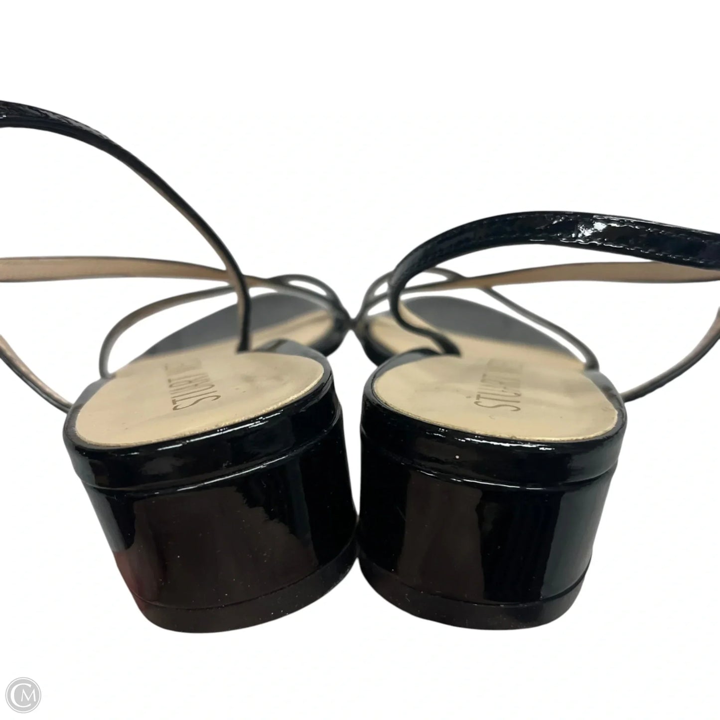 Sandals Designer By Stuart Weitzman In Black, Size: 9.5