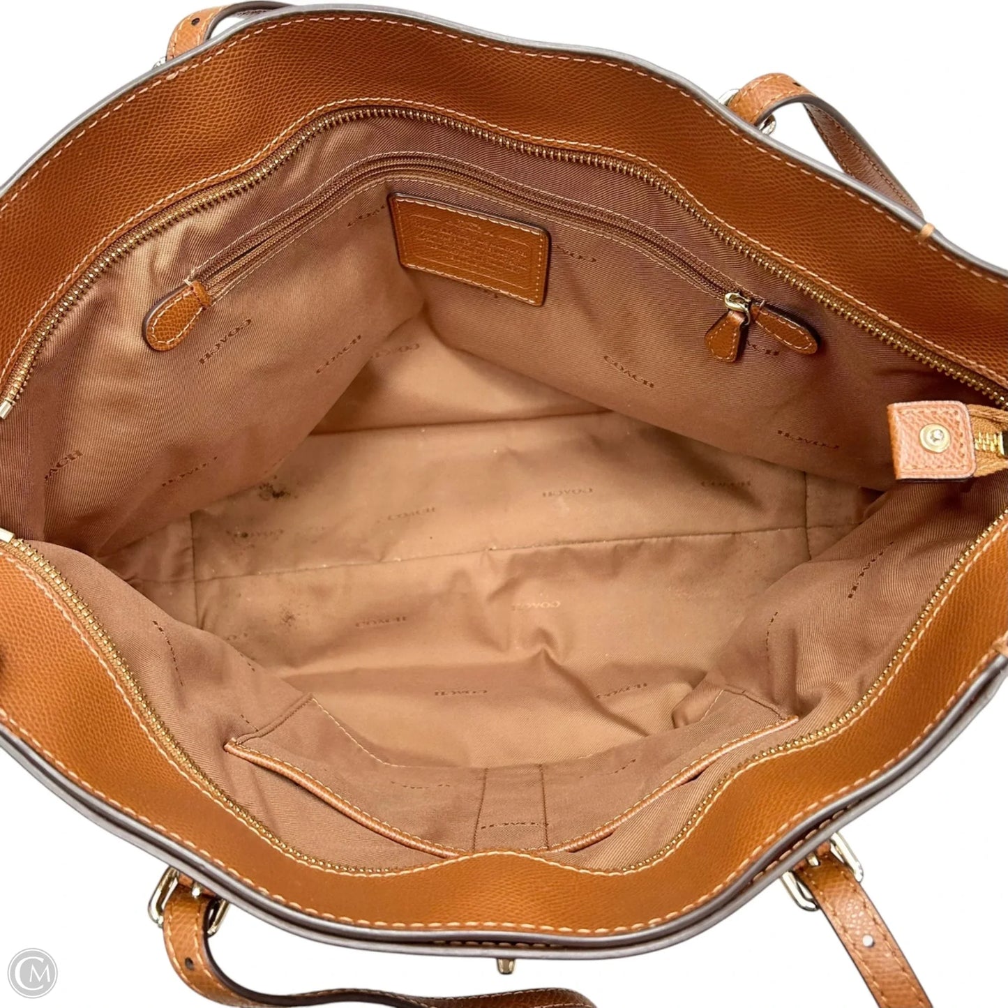 Tote Designer By Coach, Size: Large