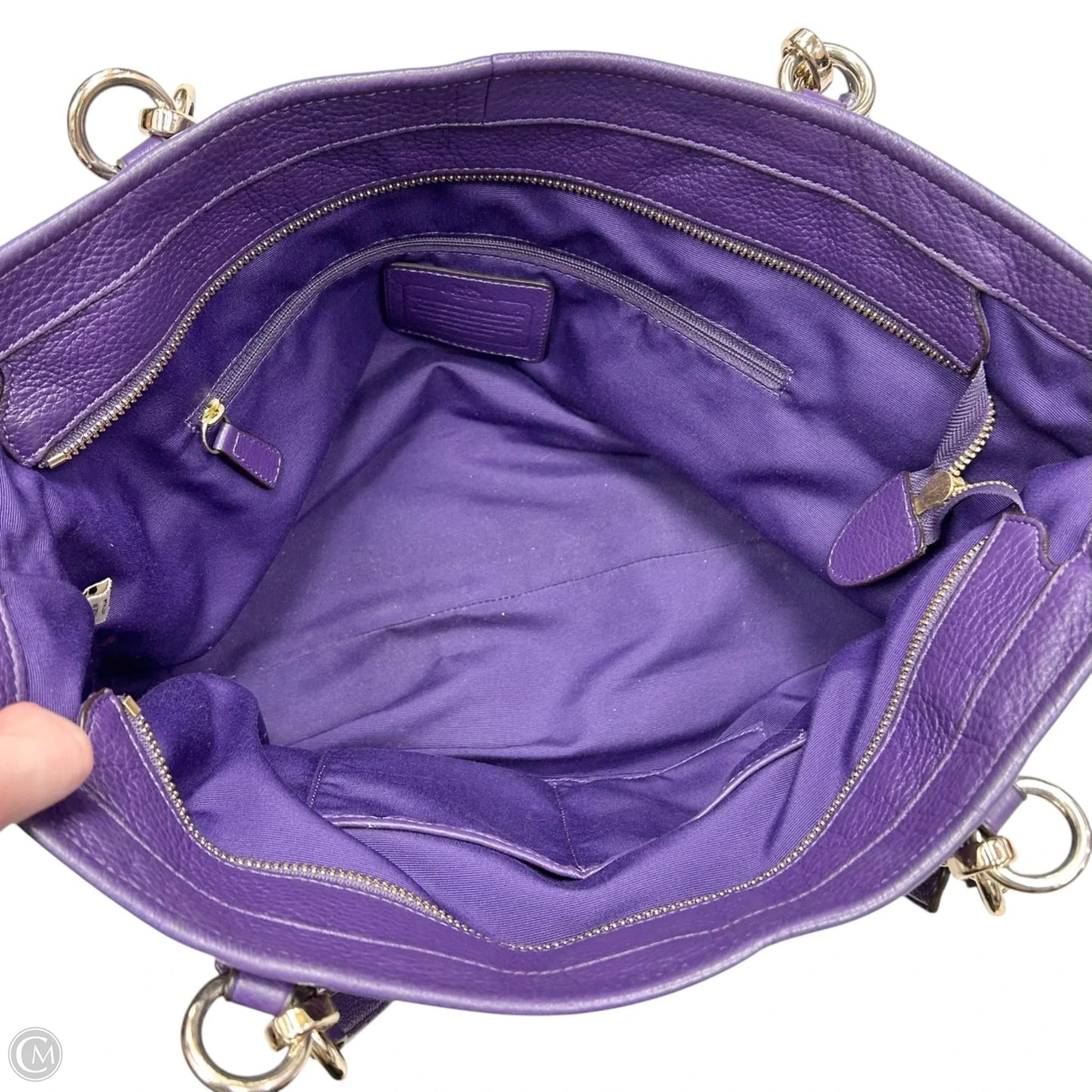 Tote Designer By Coach, Size: Large
