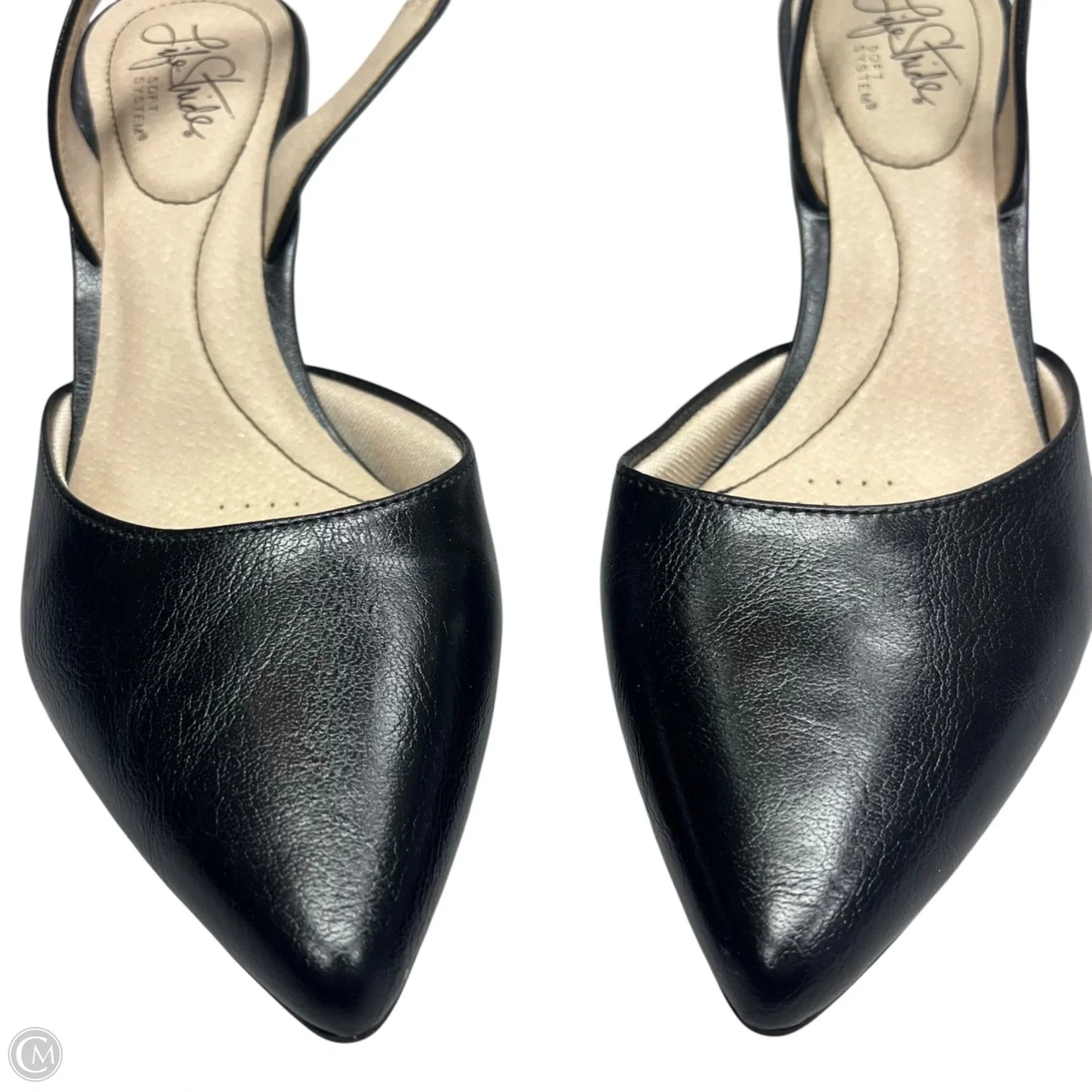 Shoes Heels Kitten By Life Stride In Black, Size: 9.5