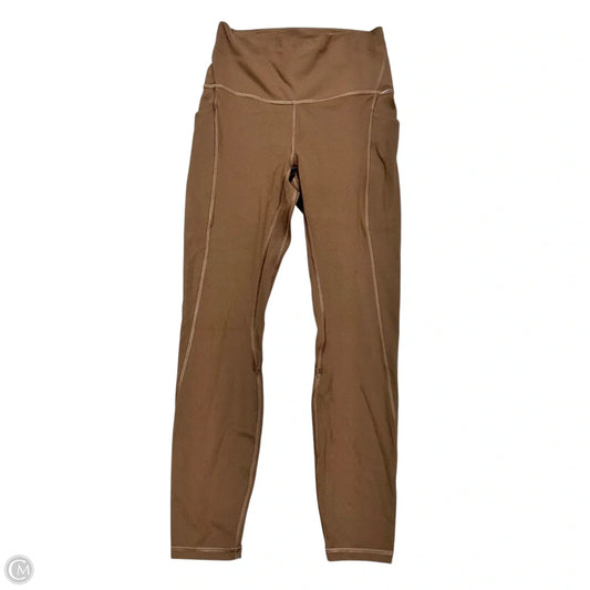 Athletic Leggings By Lululemon In Brown, Size: S