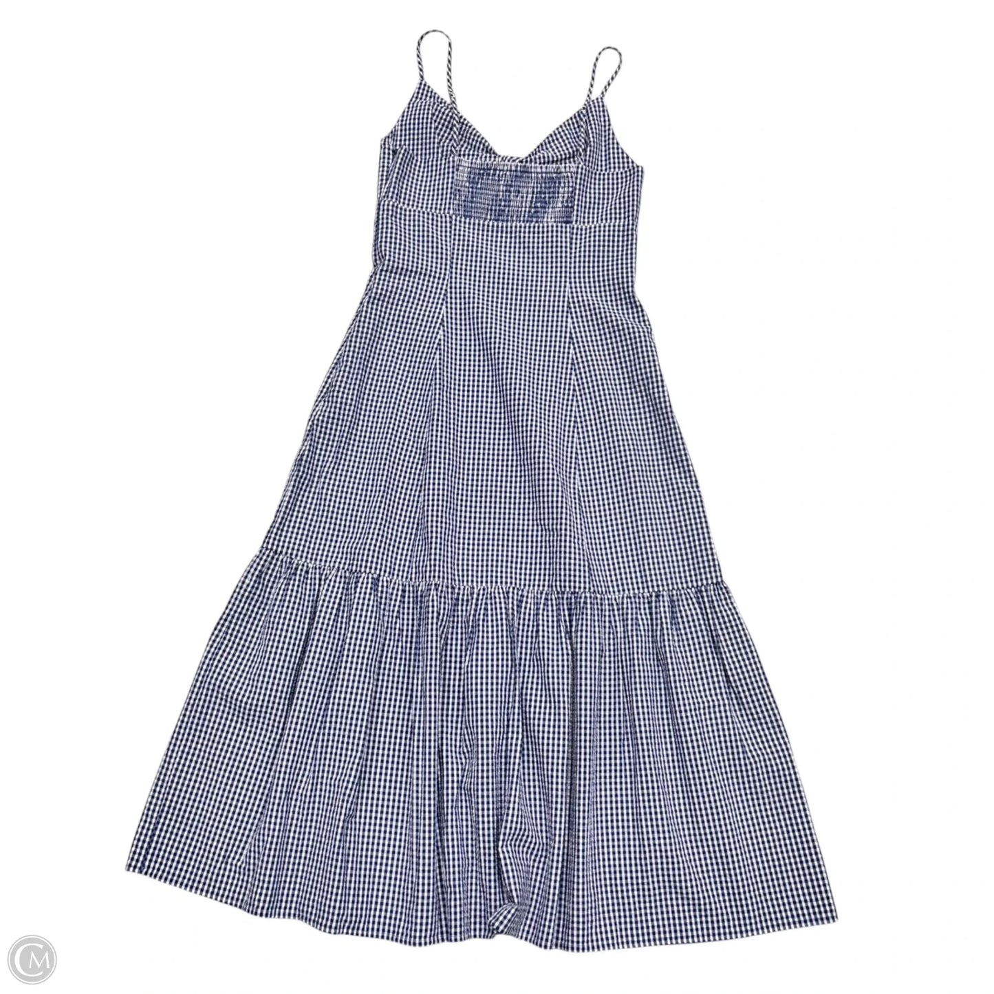 Dress Casual Midi By Rails In Blue & White, Size: S