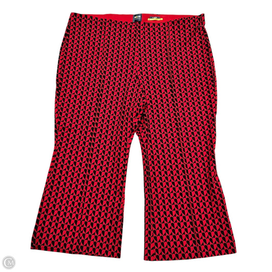 Pants Dress By Maeve In Black & Red, Size: 3x