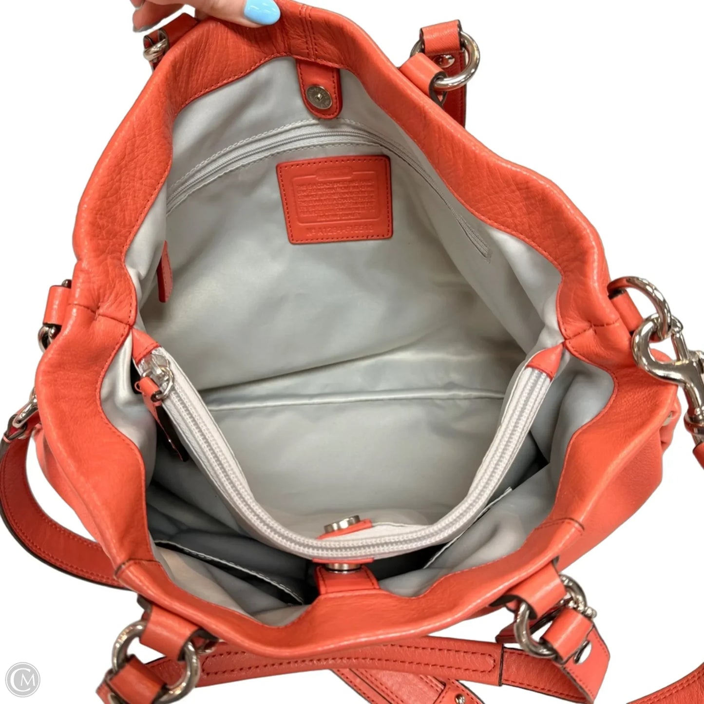 Handbag Designer By Coach, Size: Medium
