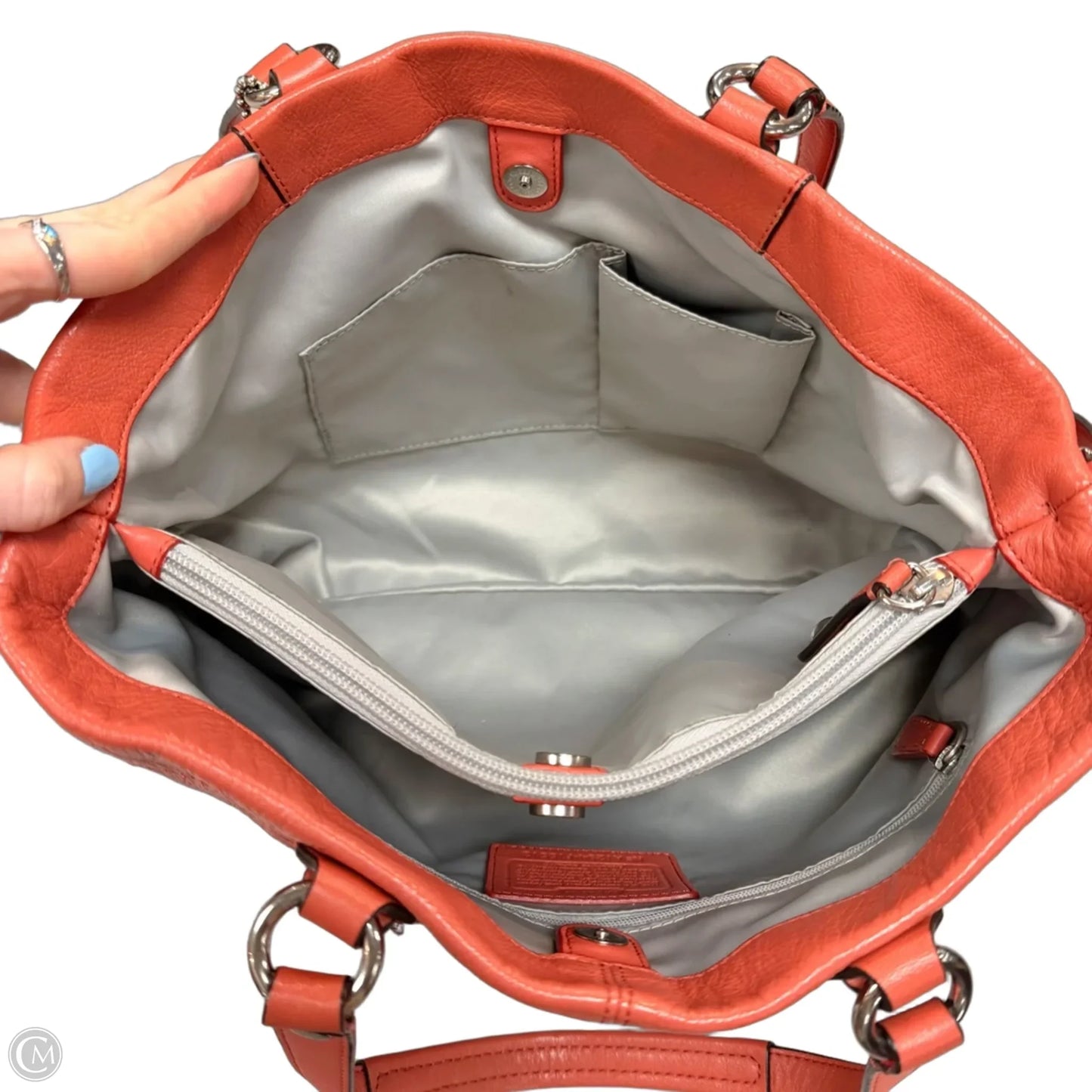 Handbag Designer By Coach, Size: Medium