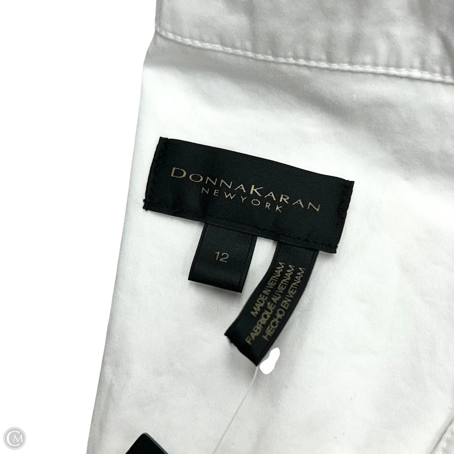 Dress Party Long By Donna Karan In Black & White, Size: L