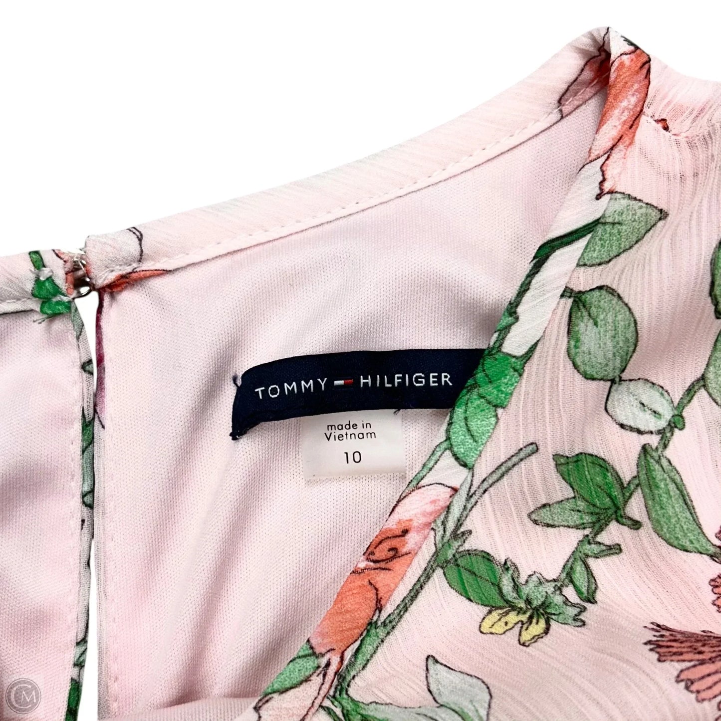 Dress Casual Short By Tommy Hilfiger In Floral Print, Size: M