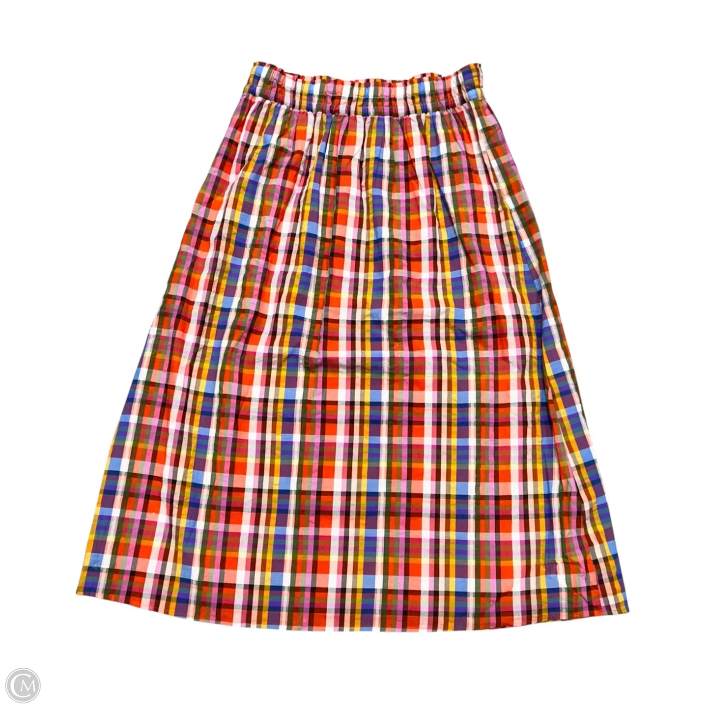 Skirt Midi By Ann Taylor In Plaid Pattern, Size: S