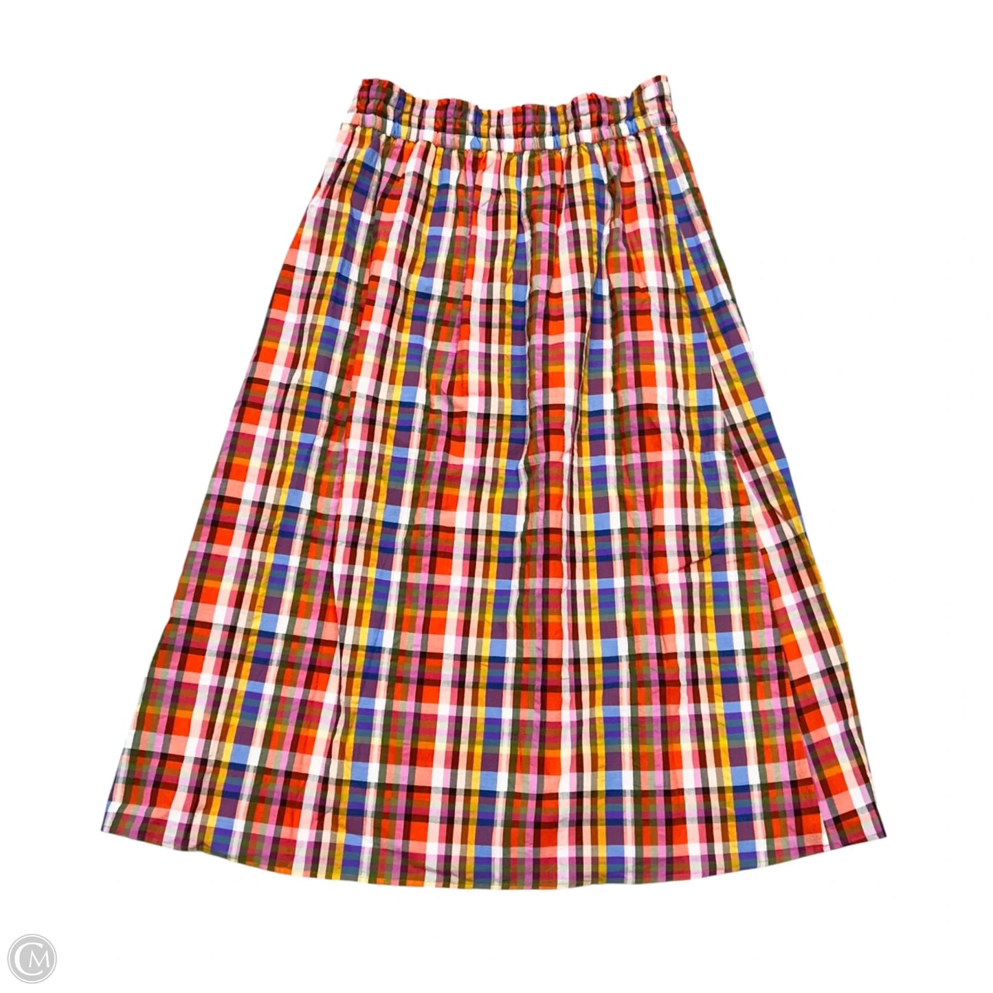 Skirt Midi By Ann Taylor In Plaid Pattern, Size: S