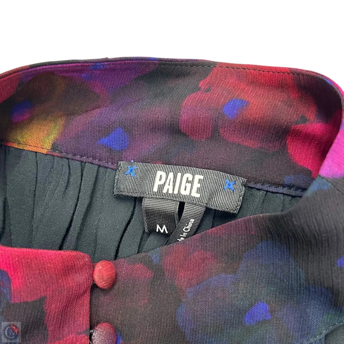 Dress Casual Midi By Paige In Purple & Red, Size: M