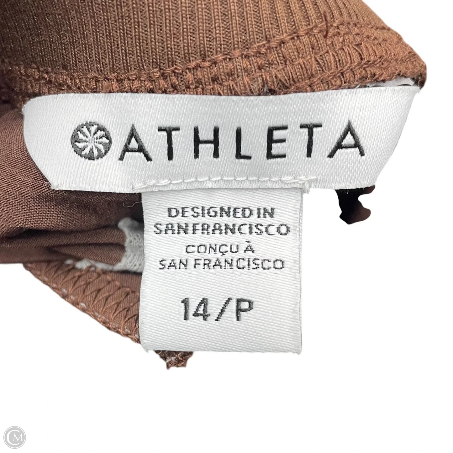 Athletic Pants By Athleta In Brown, Size: Xl