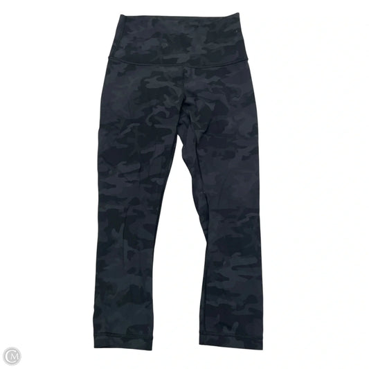 Athletic Leggings Capris By Lululemon In Camouflage Print, Size: S