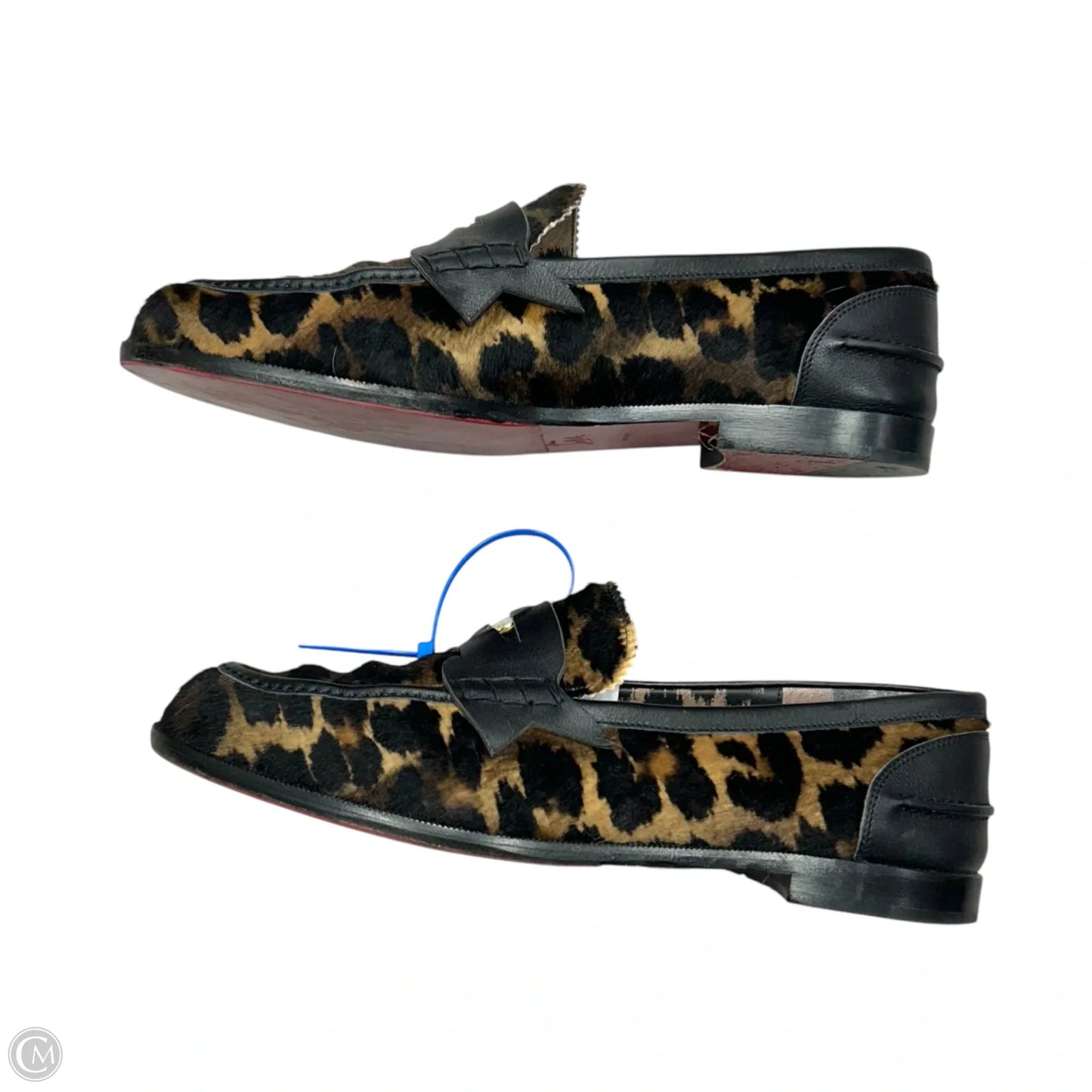 Shoes Luxury Designer By Christian Louboutin In Leopard Print, Size: 8.5