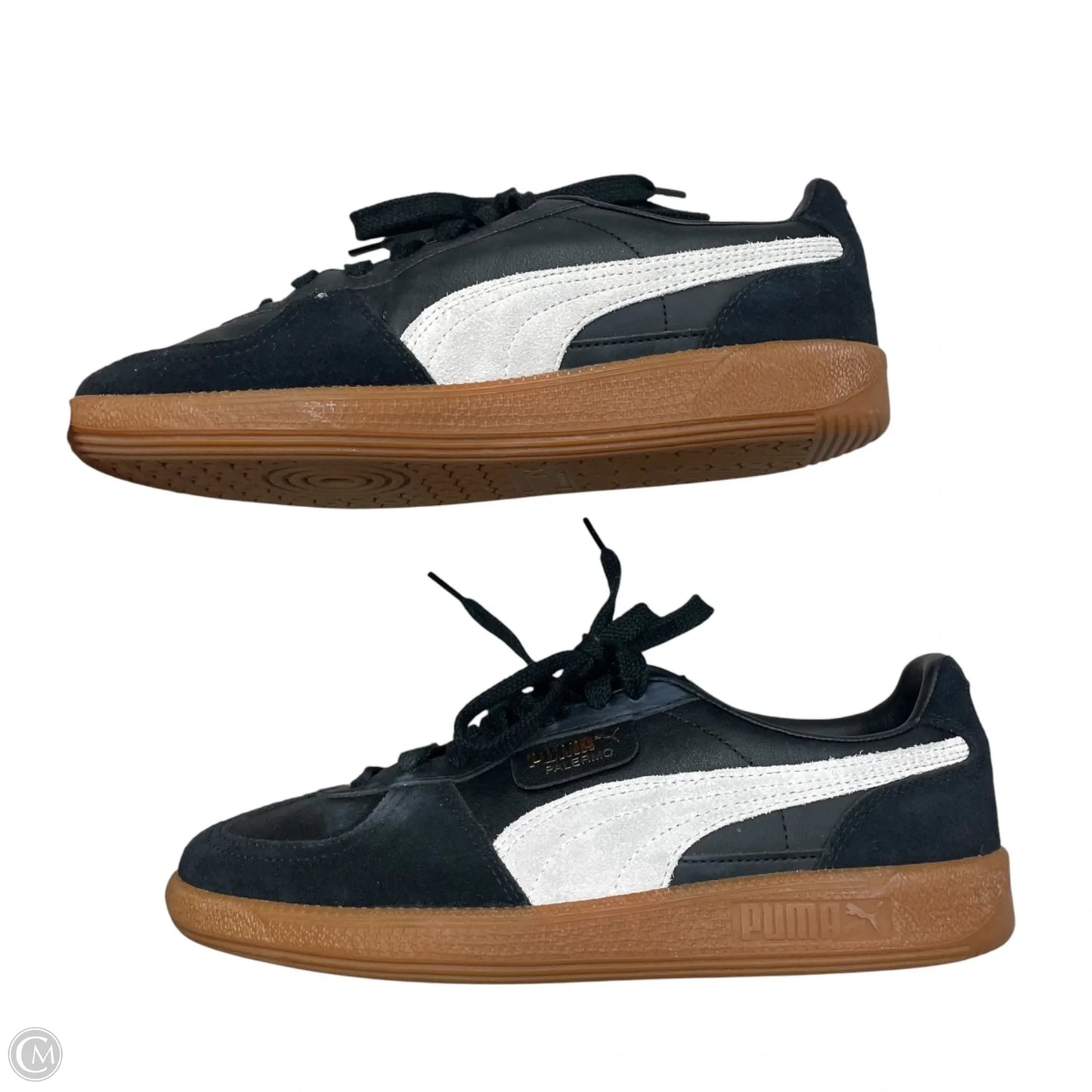 Shoes Sneakers By Puma In Black & White, Size: 9