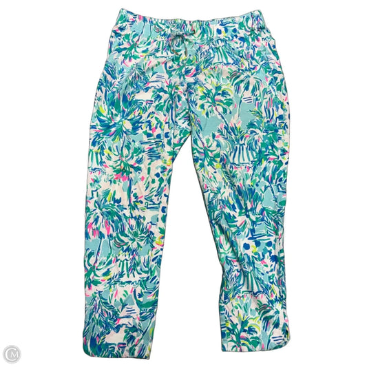Pants Designer By Lilly Pulitzer In Blue & White, Size: L