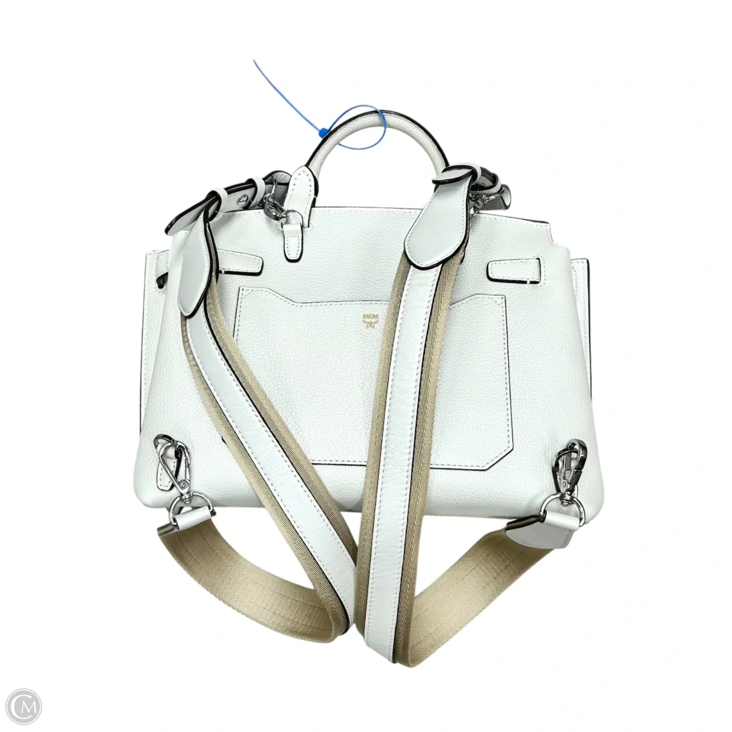 Backpack Luxury Designer By Mcm, Size: Medium