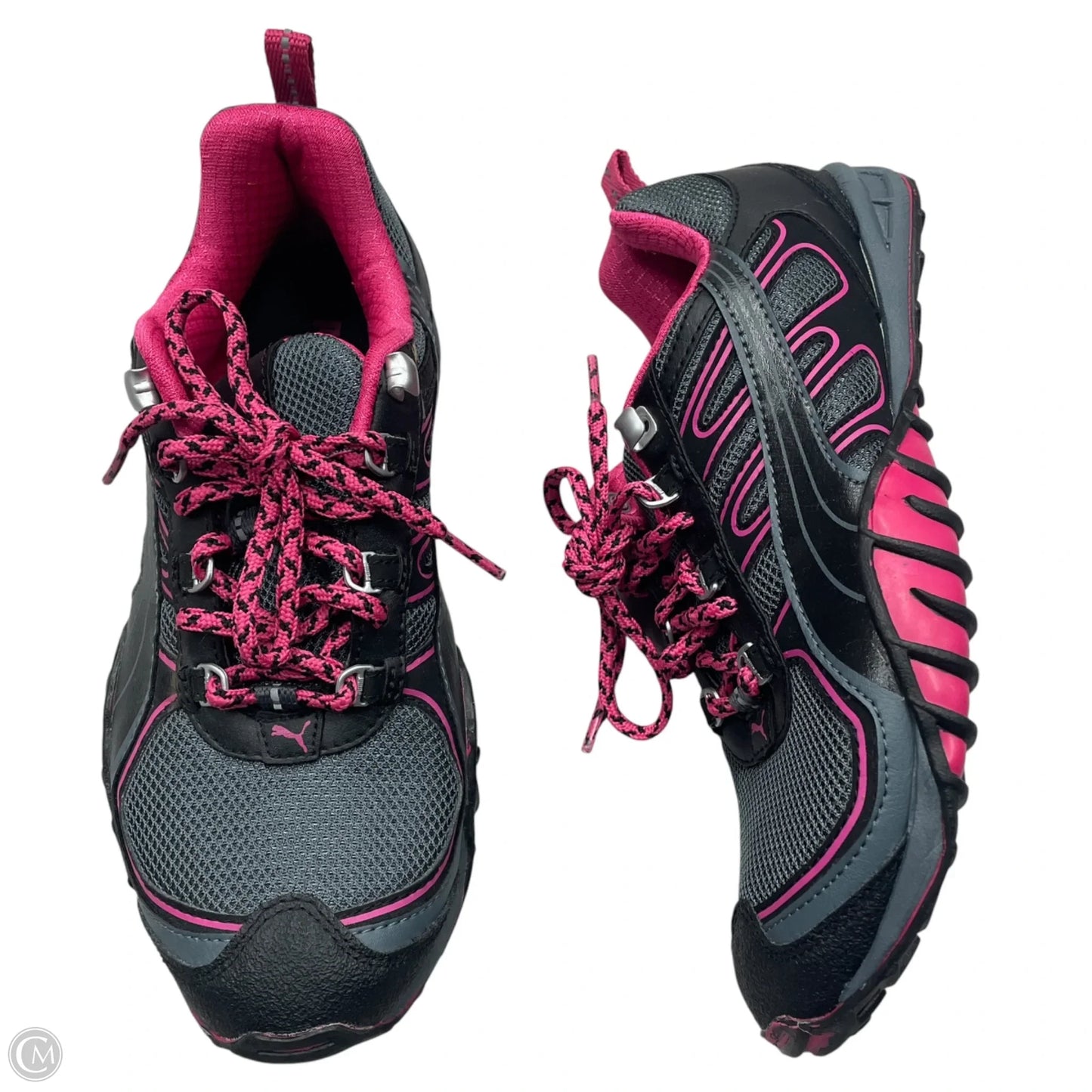 Shoes Athletic By Puma In Black & Pink, Size: 8.5