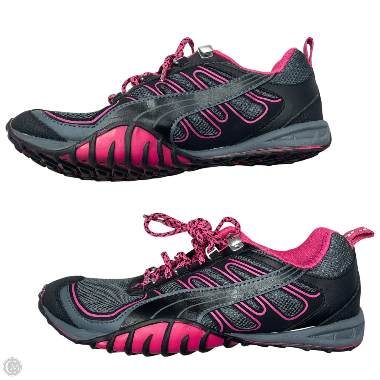 Shoes Athletic By Puma In Black & Pink, Size: 8.5