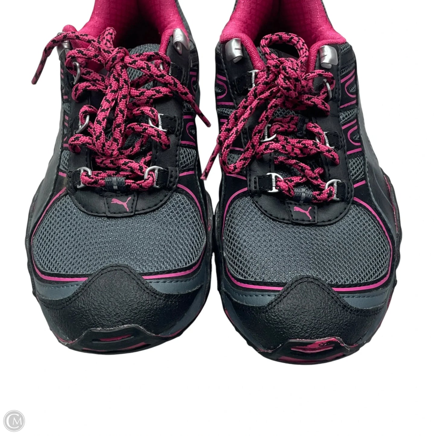 Shoes Athletic By Puma In Black & Pink, Size: 8.5