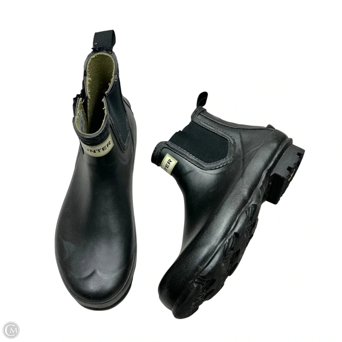 Boots Rain By Hunter In Black, Size: 7
