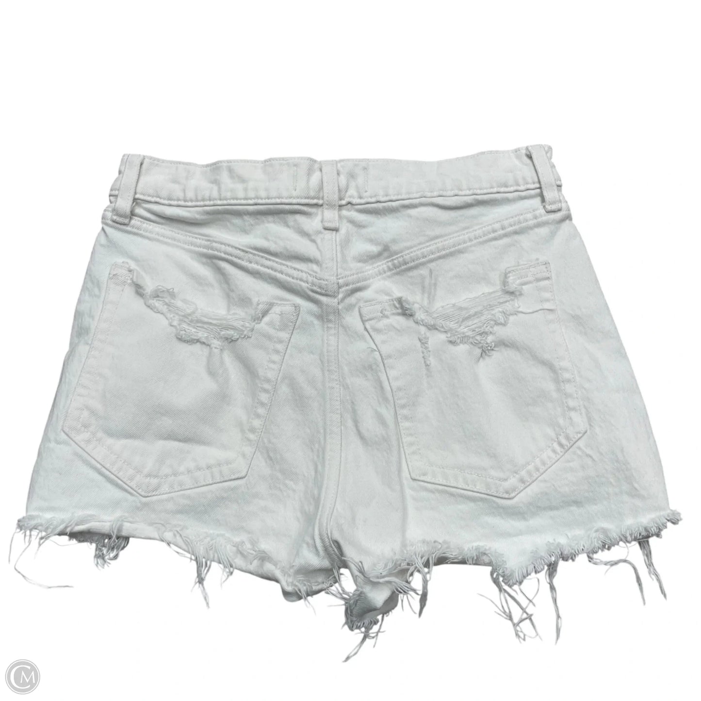 Shorts By Abercrombie And Fitch In White Denim, Size: 2