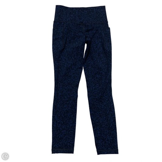Athletic Leggings By Athleta In Black & Blue, Size: Xs