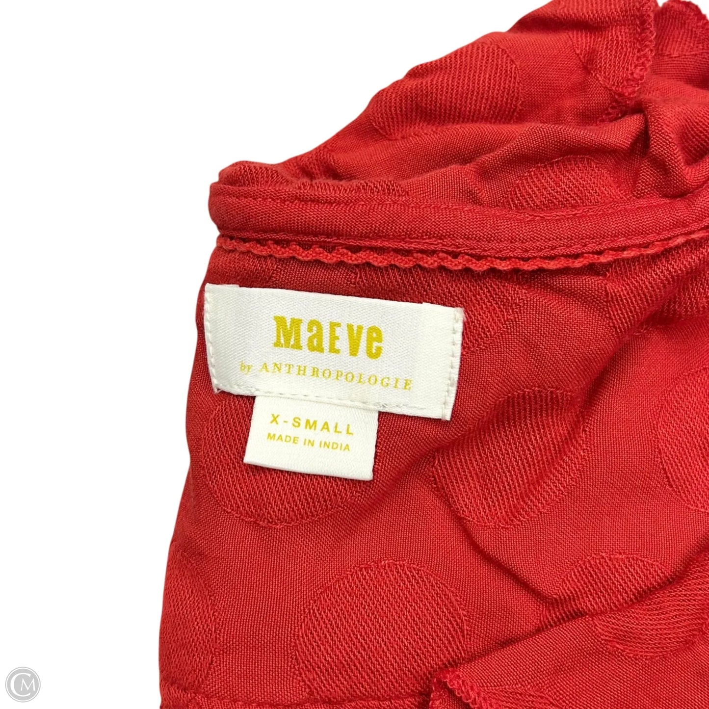 Top Short Sleeve By Maeve In Red, Size: Xs