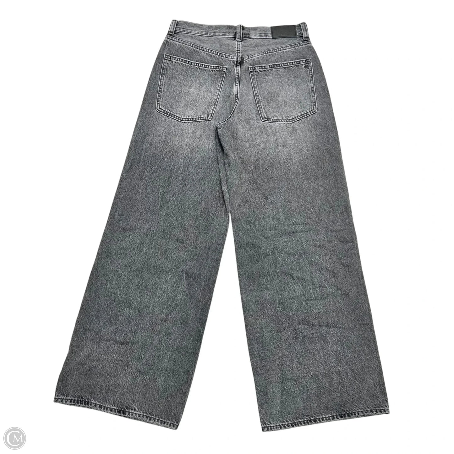 Jeans Wide Leg By Madewell In Black Denim, Size: 2p