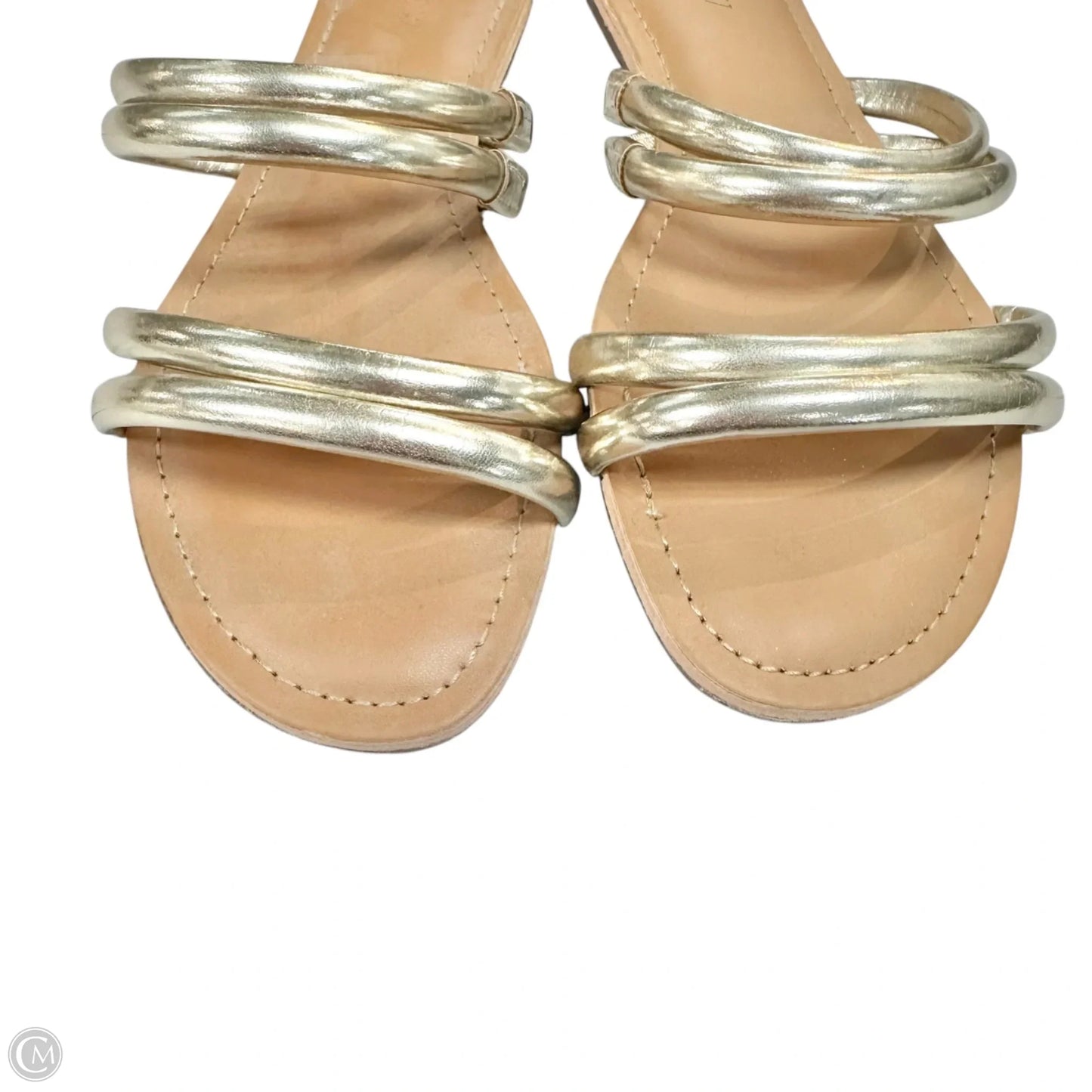 Sandals Flats By J. Crew In Gold, Size: 7