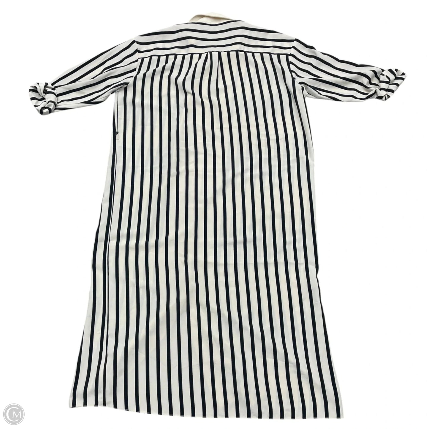Dress Casual Maxi By River Island In Black & Cream, Size: L