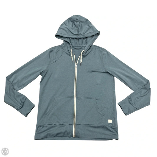 Athletic Sweatshirt Hoodie By Vuori In Blue, Size: S