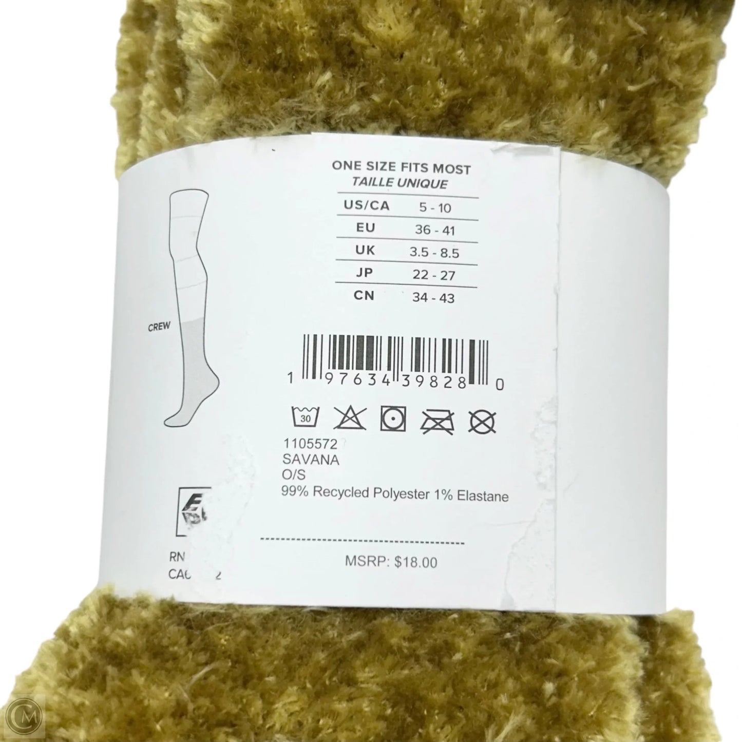 Socks Designer By Ugg In Green, Size: 5-10