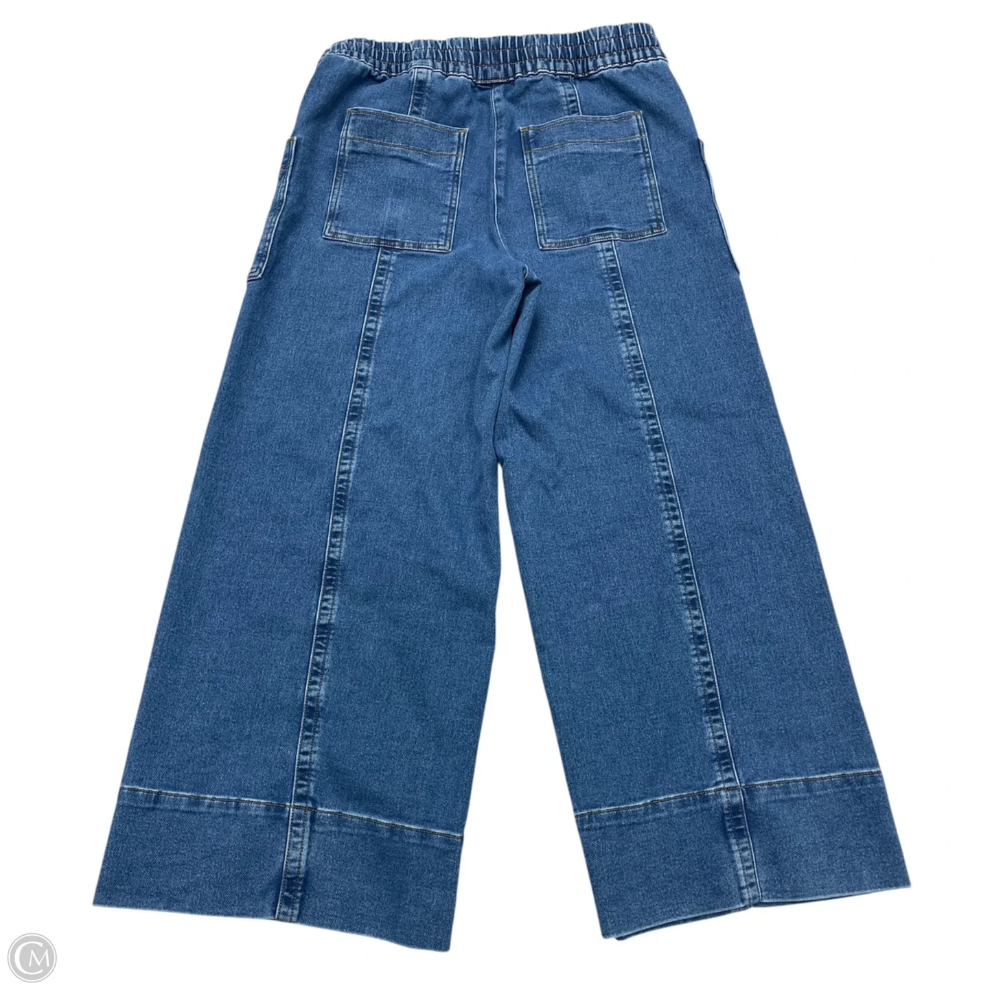 Jeans Wide Leg By Maeve In Blue Denim, Size: S